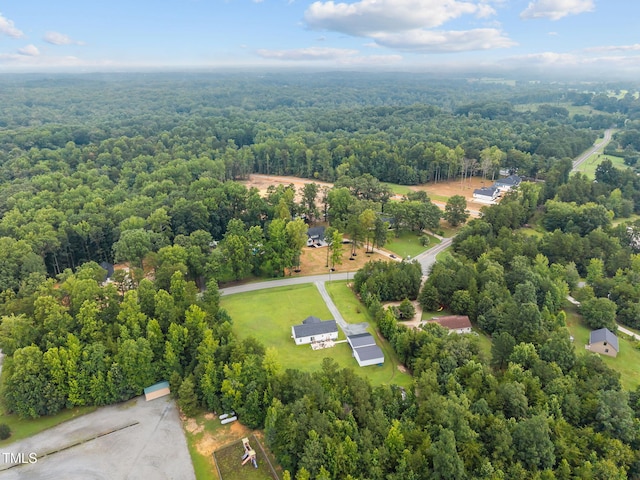 5027 Preacher Holmes Rd, Graham, NC 27253 - aerial view of a heavily wooded area