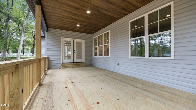 5027 Preacher Holmes Rd, Graham, NC 27253 - view of wooden terrace