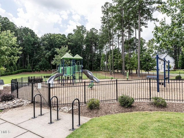 3441 Jordan Shires Dr, New Hill, NC 27562 - view of community jungle gym