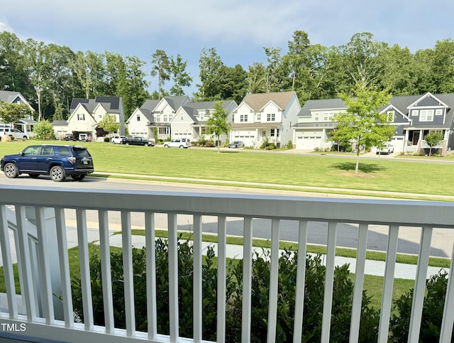 223 Chauncey Cir, Chapel Hill, NC 27516 - balcony featuring a residential view
