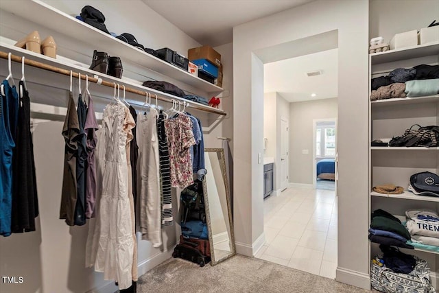 223 Chauncey Cir, Chapel Hill, NC 27516 - spacious closet featuring carpet floors and tile patterned flooring