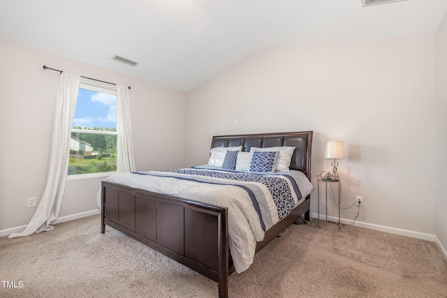 2040 Alderman Way, Creedmoor, NC 27522 - bedroom with lofted ceiling and carpet flooring