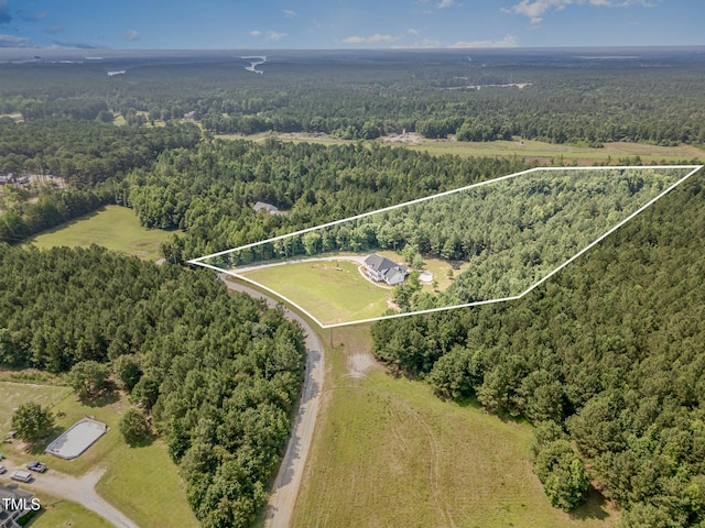 407 Kadir Womble Dr, New Hill, NC 27562 - view of property location with property boundaries highlighted