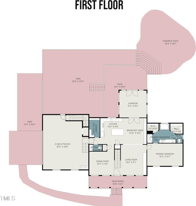 407 Kadir Womble Dr, New Hill, NC 27562 - view of room layout