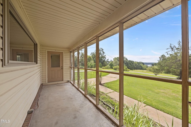 1105 Fontaine Rd, Roxboro, NC 27574 - view of patio with view of wooded area