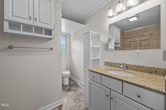 1105 Fontaine Rd, Roxboro, NC 27574 - full bath with vanity, ornamental molding, and a shower