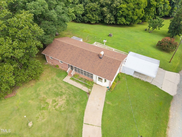 1105 Fontaine Rd, Roxboro, NC 27574 - view from above of property