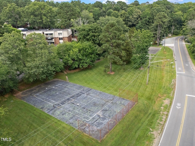 500 Umstead Dr Unit 103E, Chapel Hill, NC 27516 - bird's eye view of a heavily wooded area