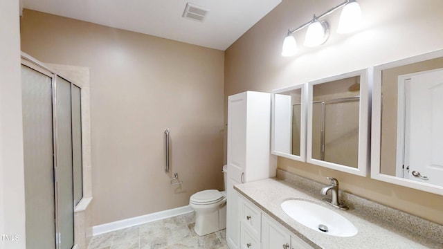 112 Salmon River Dr, Durham, NC 27705 - bathroom featuring vanity and a shower stall