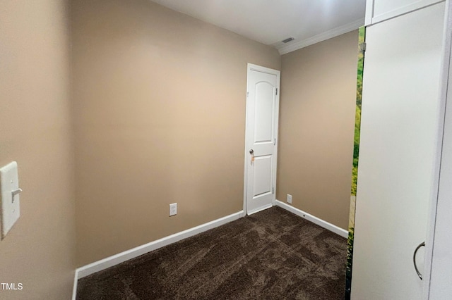 112 Salmon River Dr, Durham, NC 27705 - unfurnished room with dark carpet and ornamental molding