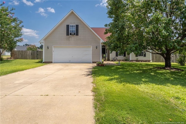 109 Hayes Ct, Raeford, NC 28376 - traditional-style house featuring concrete driveway and a garage