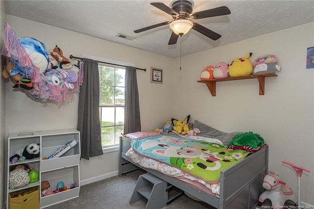 109 Hayes Ct, Raeford, NC 28376 - carpeted bedroom featuring baseboards and ceiling fan