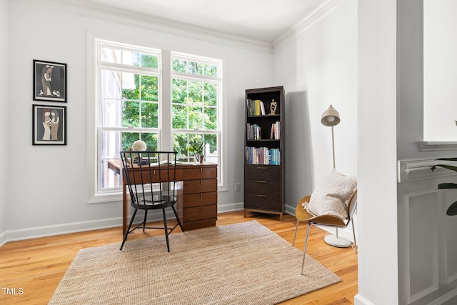 204 Towne Ridge Ln, Chapel Hill, NC 27516 - office space featuring crown molding and wood finished floors