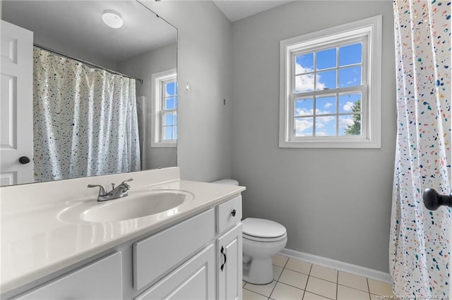 1921 Yellowbrick Rd, Fayetteville, NC 28314 - bathroom featuring vanity, tile patterned flooring, and a shower with shower curtain
