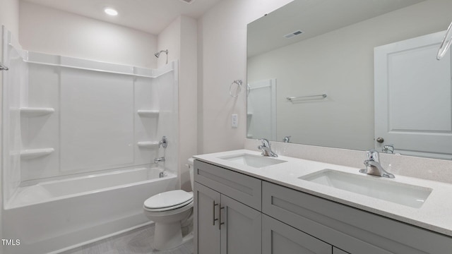 170 Babbling Creek Dr, Youngsville, NC 27596 - full bath with double vanity and bathing tub / shower combination