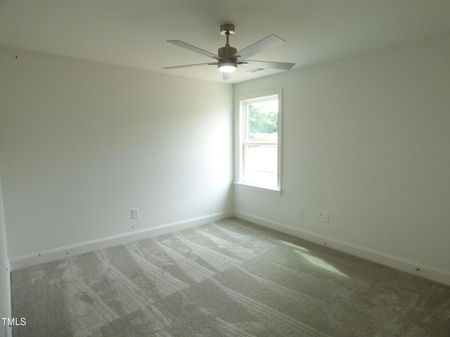 5610 Plain View Highway, Dunn, NC 28334 - carpeted empty room with a ceiling fan and baseboards