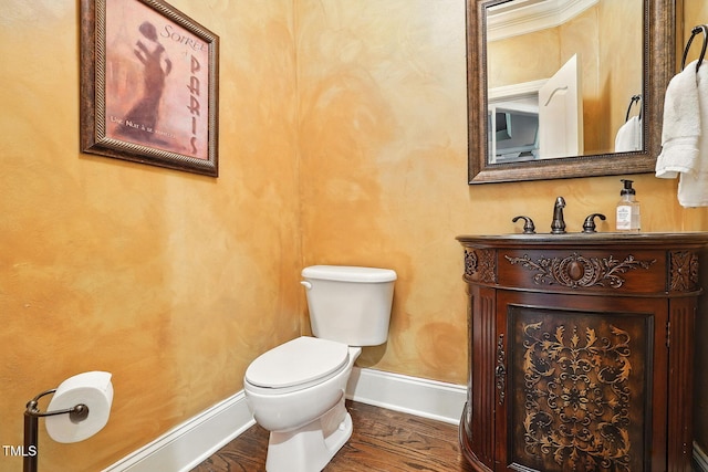 164 Avocet Ln, Clayton, NC 27520 - half bathroom featuring wood finished floors and vanity