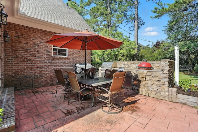164 Avocet Ln, Clayton, NC 27520 - view of patio / terrace featuring area for grilling and outdoor dining space