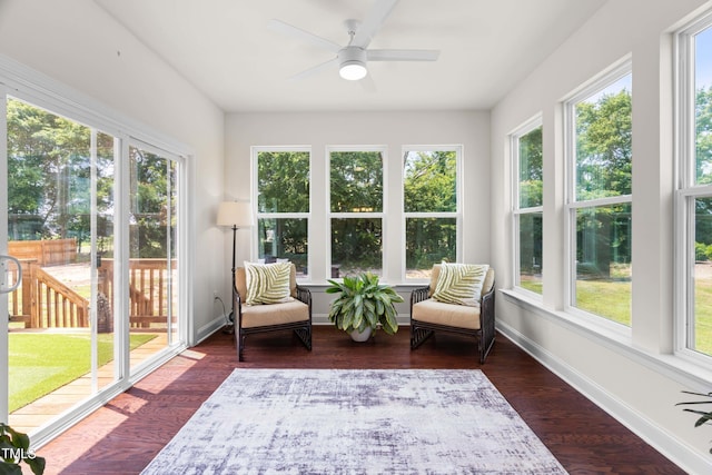 1321 White Spruce Dr, Willow Springs, NC 27592 - sunroom with plenty of natural light and wood finished floors