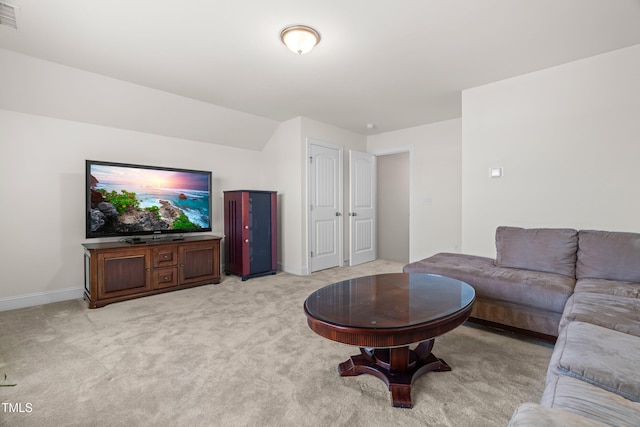 1321 White Spruce Dr, Willow Springs, NC 27592 - living room with light carpet and baseboards