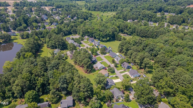 4140 Willow Haven Ct, Raleigh, NC 27616 - aerial view of property's location with a nearby body of water and nearby suburban area