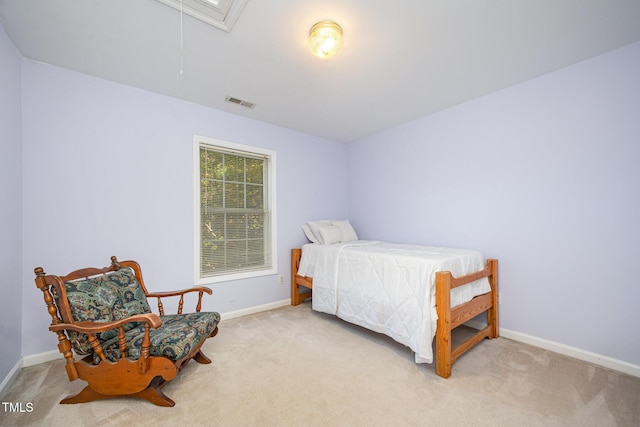 302 Caraway Ln, Cary, NC 27519 - carpeted bedroom with attic access and baseboards