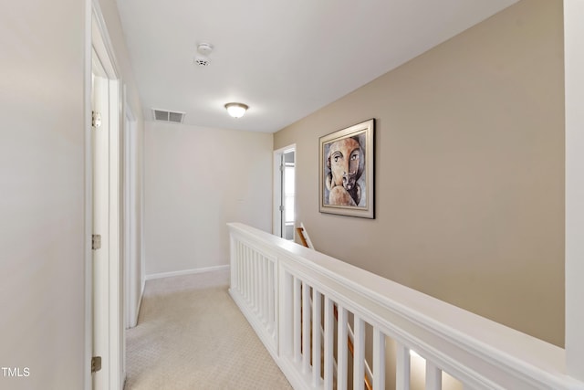 8205 Rolling Glenn Dr, Raleigh, NC 27616 - hall with an upstairs landing and light colored carpet