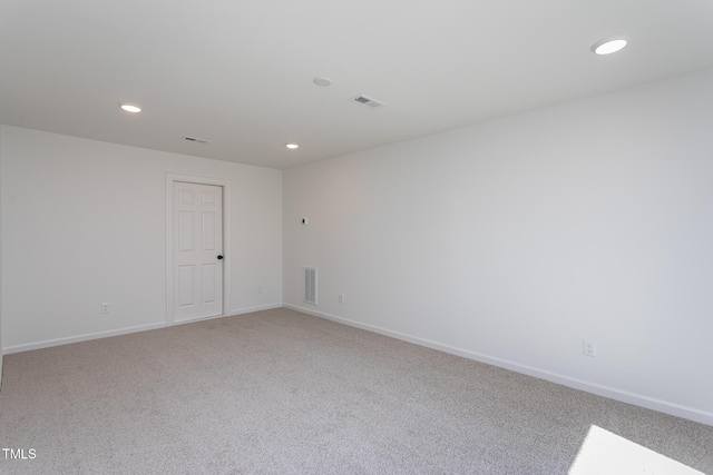 6069 Jones Cir, Sanford, NC 27332 - unfurnished room with recessed lighting and light carpet