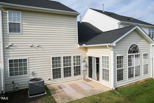 3423 Van Hessen Dr, Raleigh, NC 27614 - back of house featuring a patio area and roof with shingles
