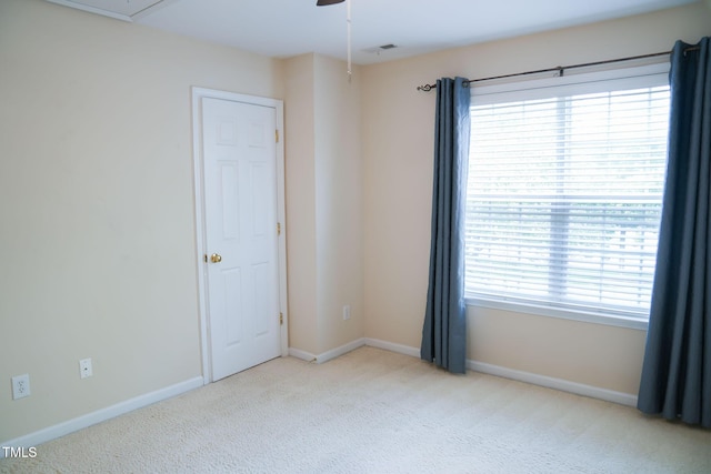 3423 Van Hessen Dr, Raleigh, NC 27614 - carpeted spare room with healthy amount of natural light and ceiling fan