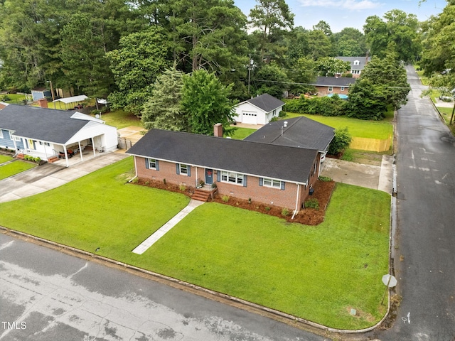 1015 S 1st St, Smithfield, NC 27577 - view from above of property
