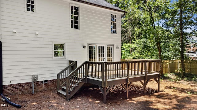 1609 Falls Ct, Raleigh, NC 27615 - back of house with a deck
