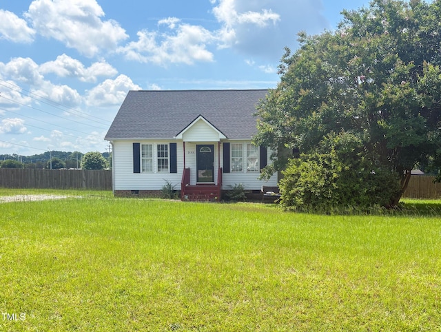 2155 Polenta Rd, Clayton, NC 27520 - view of front of house with crawl space and a shingled roof