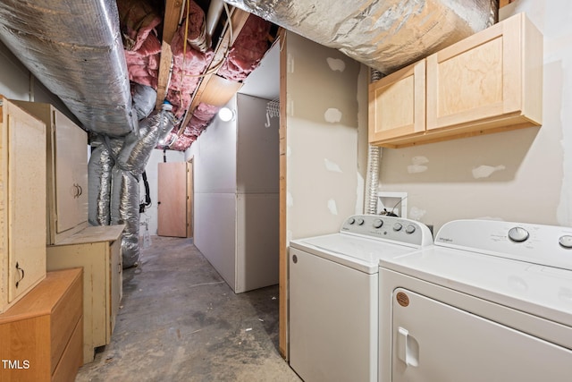 601 Wofford Rd, Durham, NC 27707 - laundry room with washer and dryer and cabinet space