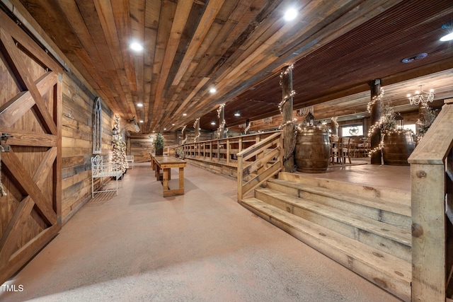 view of stable