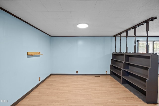 7595 Clayton Blvd Unit B, Clayton, NC 27520 - basement featuring light wood-type flooring and baseboards