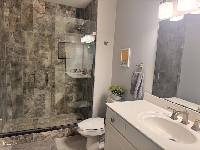 510 Glenwood Ave Unit 606, Raleigh, NC 27603 - full bathroom with a stall shower and vanity
