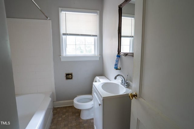 2100 Breeze Rd, Raleigh, NC 27608 - full bathroom with vanity and shower / bath combination
