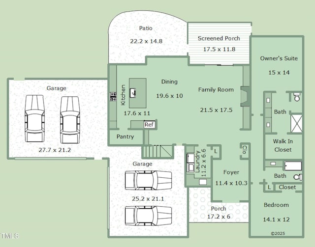 257 Rawhide Dr, Louisburg, NC 27549 - view of home floor plan