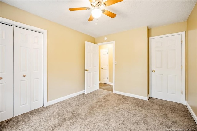 334 Richmond Dr, Fayetteville, NC 28304 - unfurnished bedroom with carpet floors, a closet, and ceiling fan