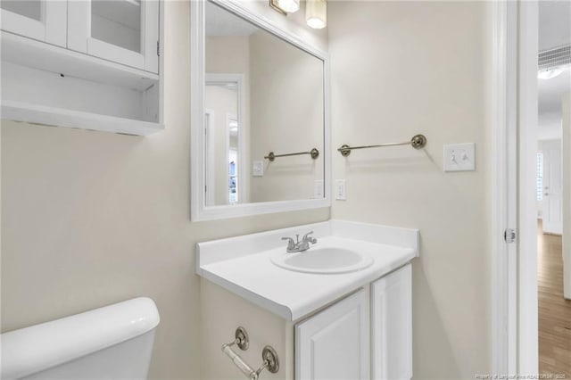 6324 Foxlake Dr, Fayetteville, NC 28314 - half bath with toilet and vanity