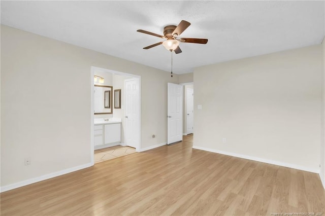 6324 Foxlake Dr, Fayetteville, NC 28314 - empty room with ceiling fan and light wood finished floors