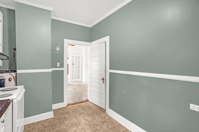 907 Morehead Ave, Durham, NC 27707 - bathroom featuring ornamental molding and baseboards