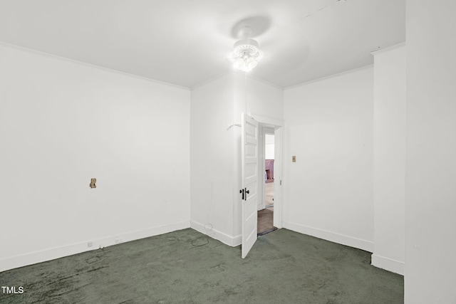 907 Morehead Ave, Durham, NC 27707 - carpeted spare room featuring ornamental molding and baseboards
