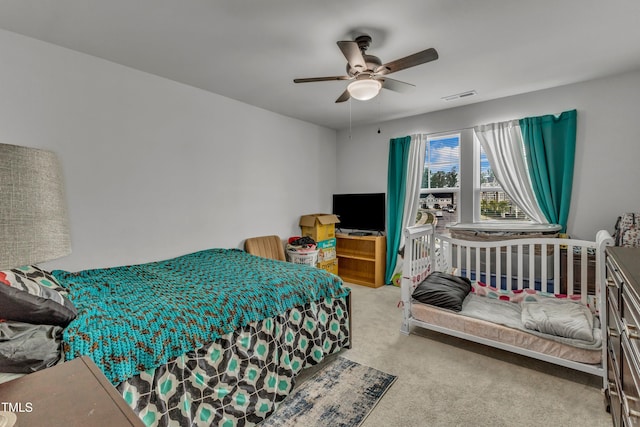 220 Garden Vine Trl, Raleigh, NC 27610 - carpeted bedroom with ceiling fan