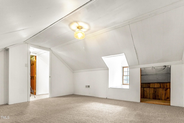 212 Heidinger Dr, Cary, NC 27511 - additional living space featuring carpet flooring and vaulted ceiling