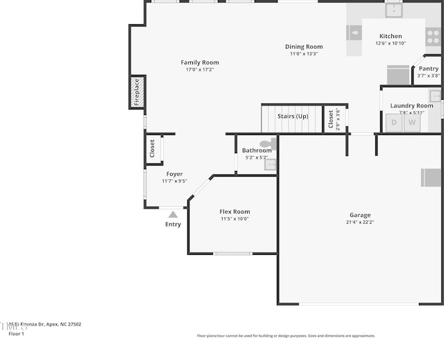 1985 Firenza Dr, Apex, NC 27502 - view of room layout