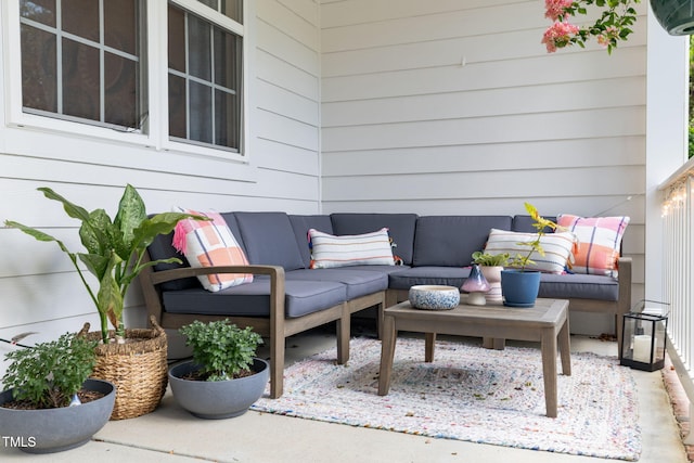 10906 Flower Bed Ct, Raleigh, NC 27614 - view of patio / terrace featuring an outdoor living space