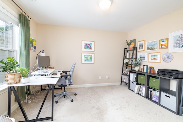 10906 Flower Bed Ct, Raleigh, NC 27614 - carpeted office featuring baseboards