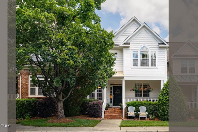 10906 Flower Bed Ct, Raleigh, NC 27614 - view of front of property featuring a porch
